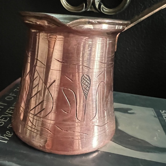 Vintage Copper Turkish Coffee Pot - Picture 3 of 12